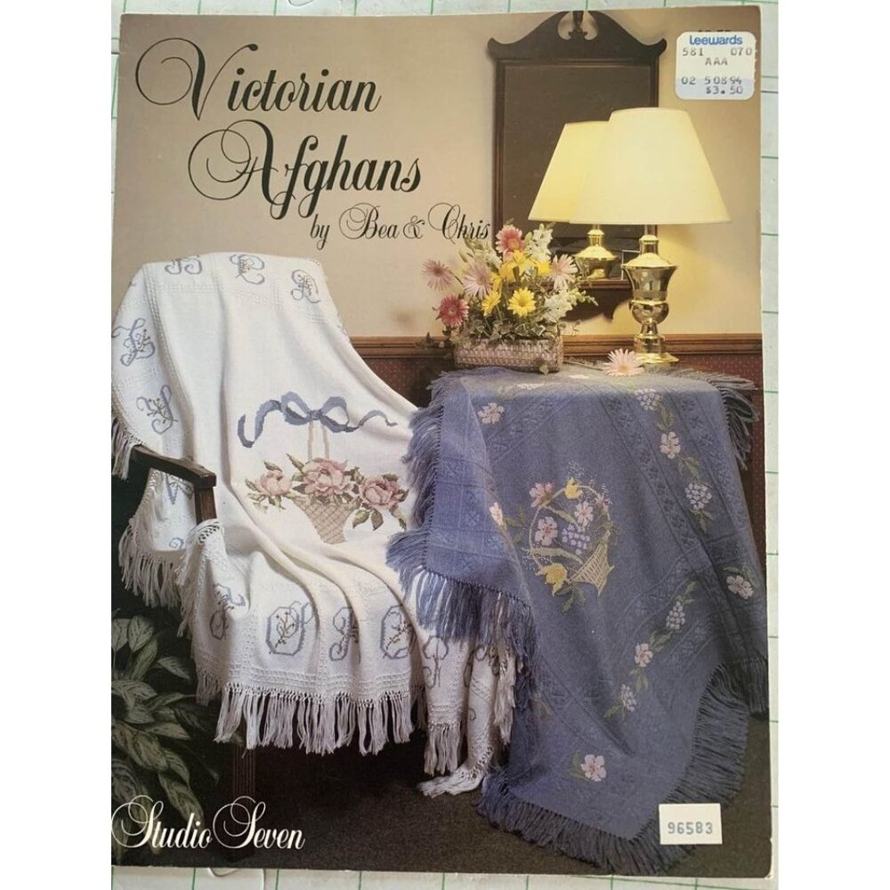 Victorian Afghans by Bea & Chris Cross Stitch Design Pattern Book